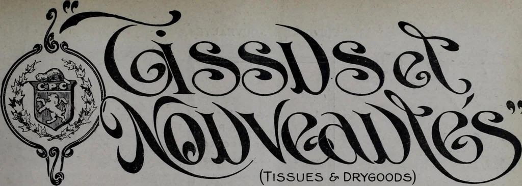 An illustration from Tissus et nouveauts 1908, 1908, leaf 506