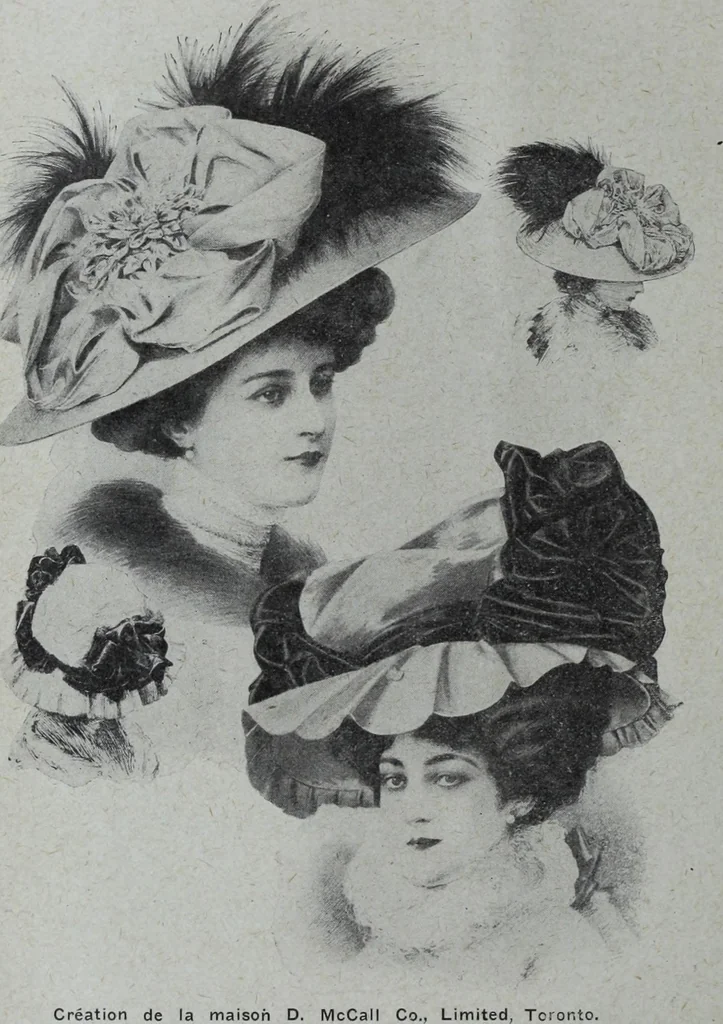 An illustration from Tissus et nouveauts 1908, 1908, leaf 539