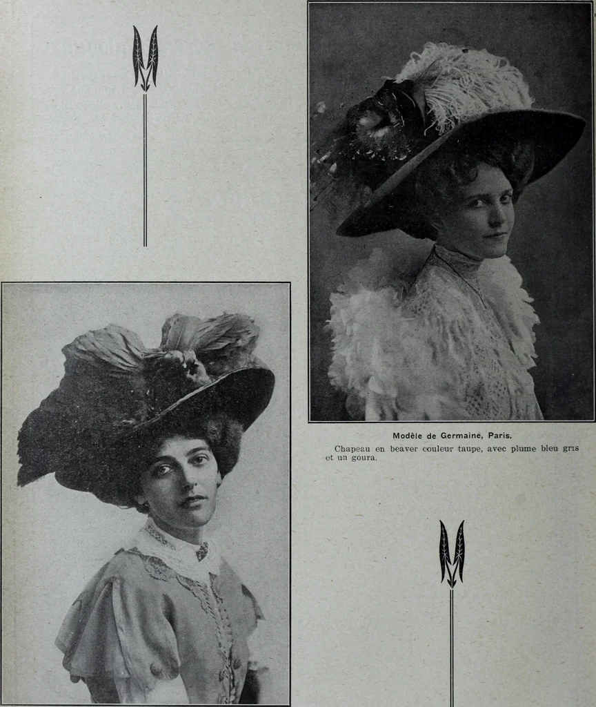 An illustration from Tissus et nouveauts 1908, 1908, leaf 567