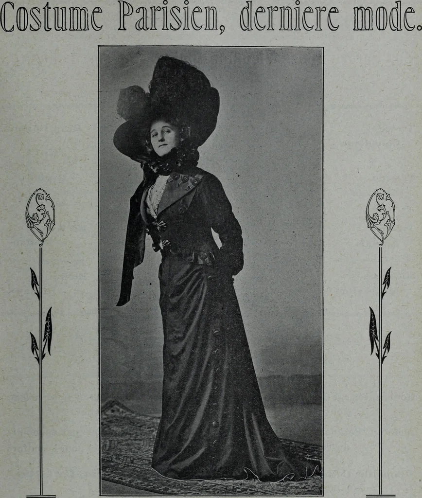 An illustration from Tissus et nouveauts 1908, 1908, leaf 578