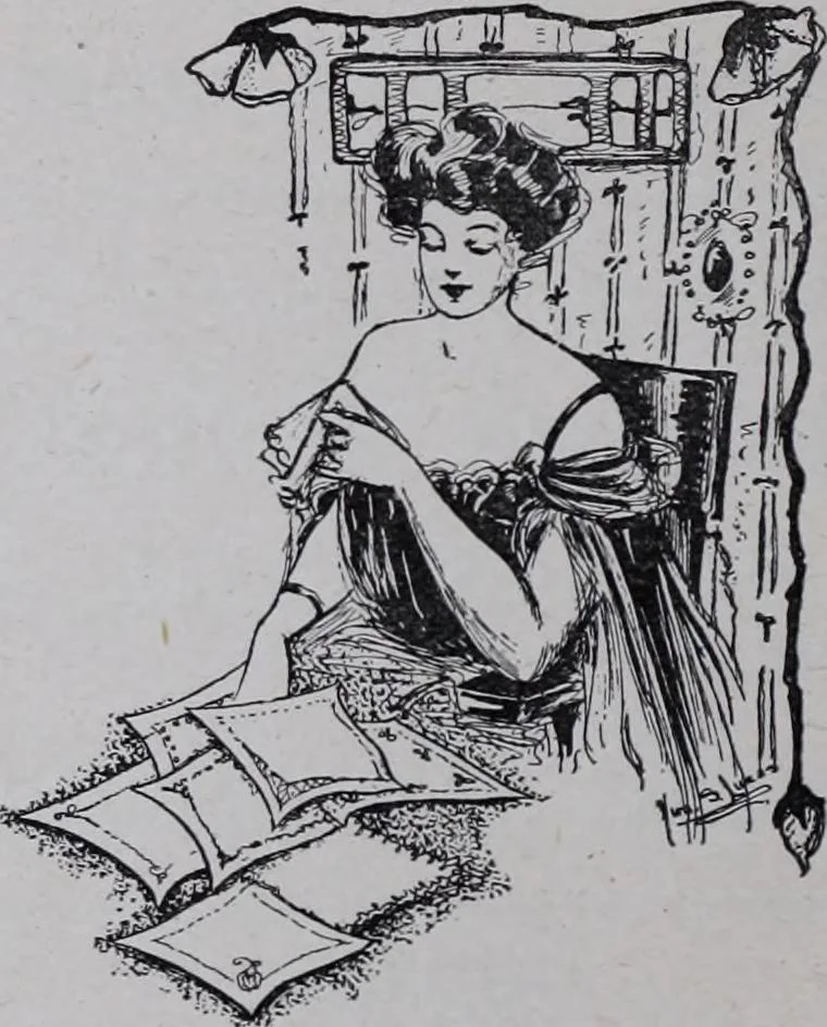 An illustration from Tissus et nouveauts 1908, 1908, leaf 603