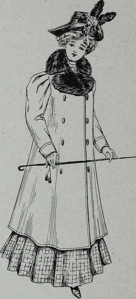 An illustration from Tissus et nouveauts 1908, 1908, leaf 613