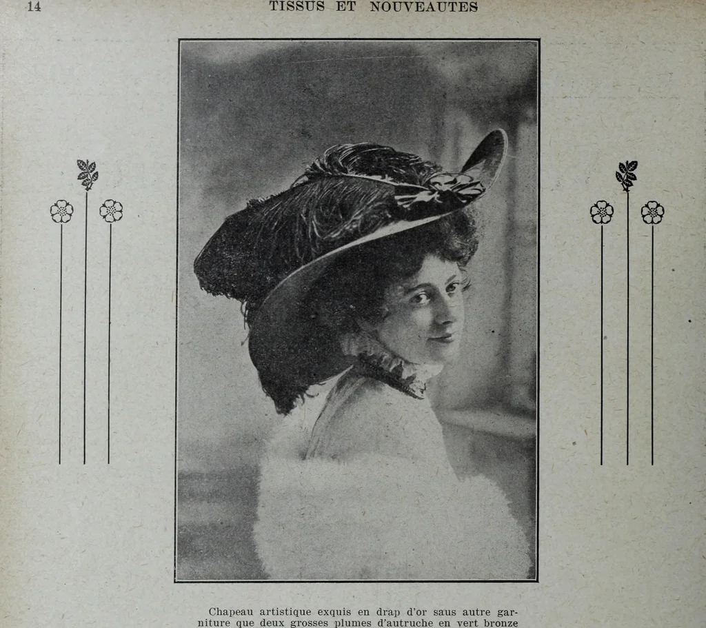 An illustration from Tissus et nouveauts 1908, 1908, leaf 615