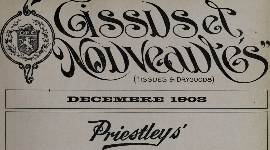 An illustration from Tissus et nouveauts 1908, 1908, leaf 658