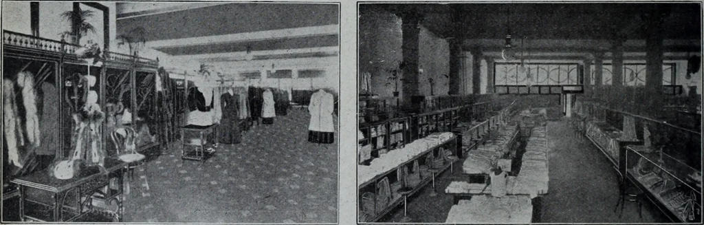 An illustration from Tissus et nouveauts 1908, 1908, leaf 89