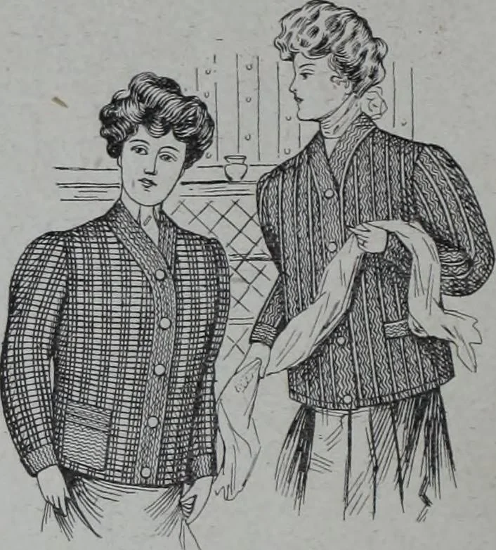 An illustration from Tissus et nouveauts 1909, 1909, leaf 11