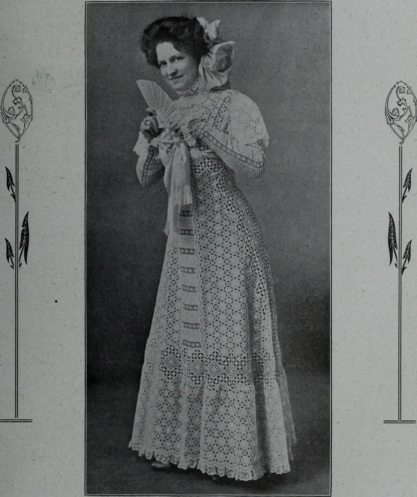 An illustration from Tissus et nouveauts 1909, 1909, leaf 116