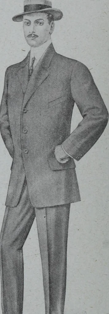 An illustration from Tissus et nouveauts 1909, 1909, leaf 143