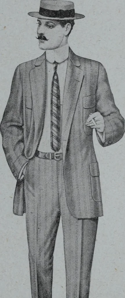 An illustration from Tissus et nouveauts 1909, 1909, leaf 144