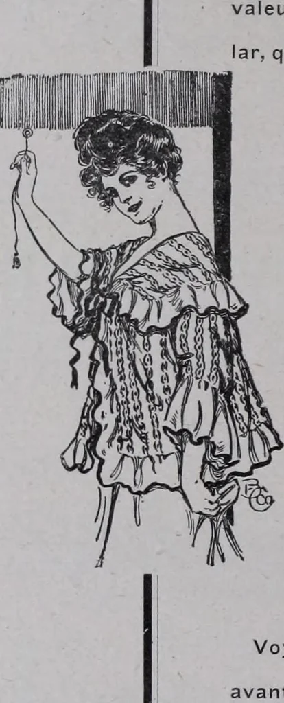 An illustration from Tissus et nouveauts 1909, 1909, leaf 151