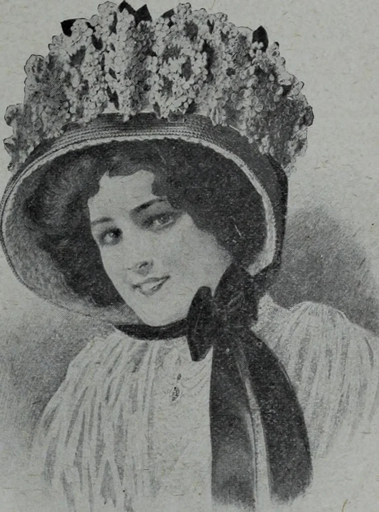 An illustration from Tissus et nouveauts 1909, 1909, leaf 190