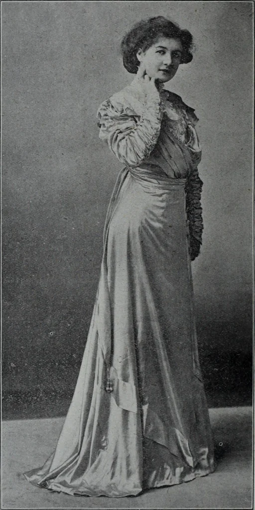 An illustration from Tissus et nouveauts 1909, 1909, leaf 23