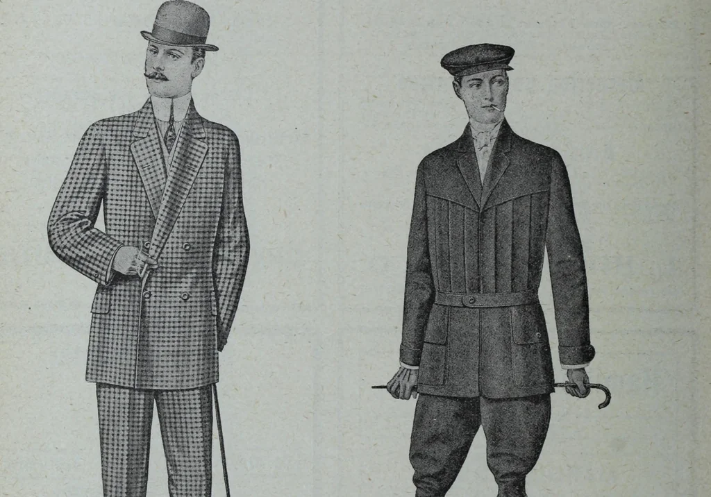 An illustration from Tissus et nouveauts 1909, 1909, leaf 245