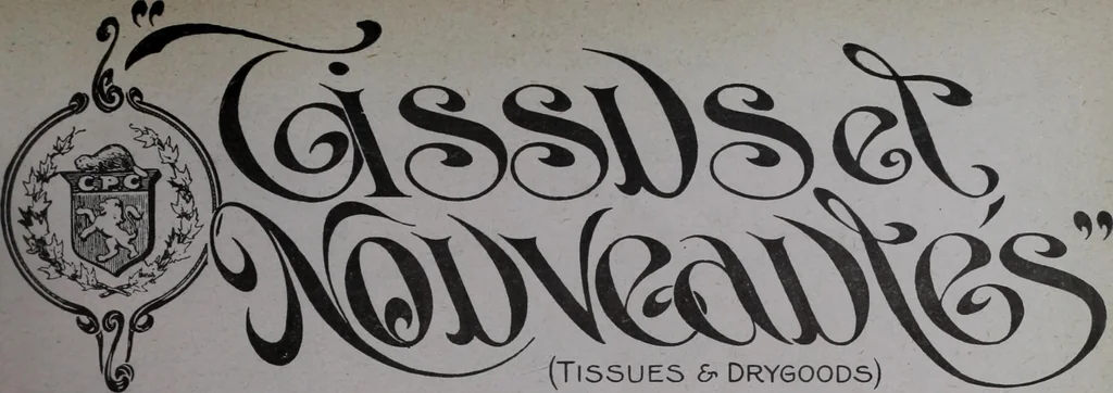 An illustration from Tissus et nouveauts 1909, 1909, leaf 250