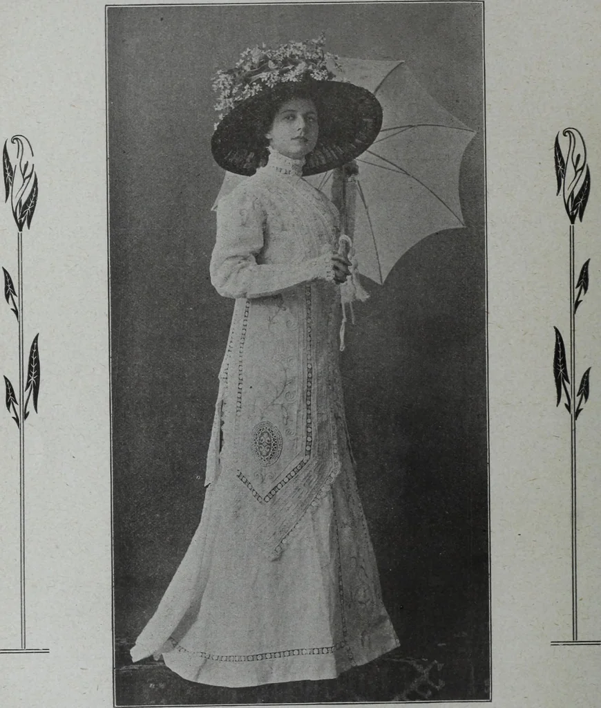 An illustration from Tissus et nouveauts 1909, 1909, leaf 271