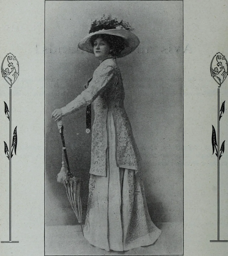 An illustration from Tissus et nouveauts 1909, 1909, leaf 317