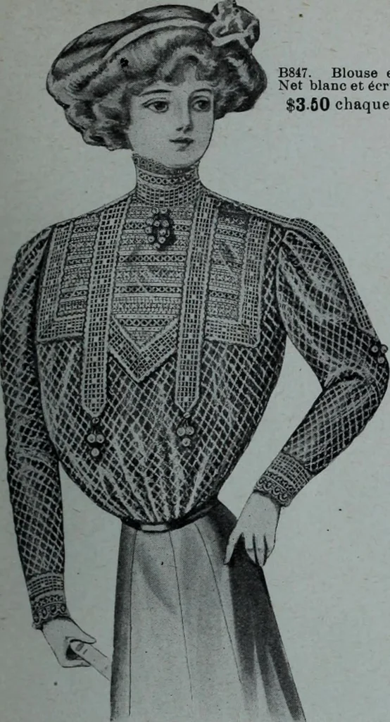 An illustration from Tissus et nouveauts 1909, 1909, leaf 378
