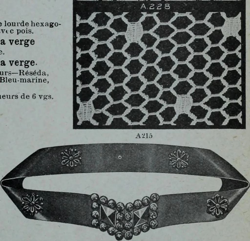 An illustration from Tissus et nouveauts 1909, 1909, leaf 378