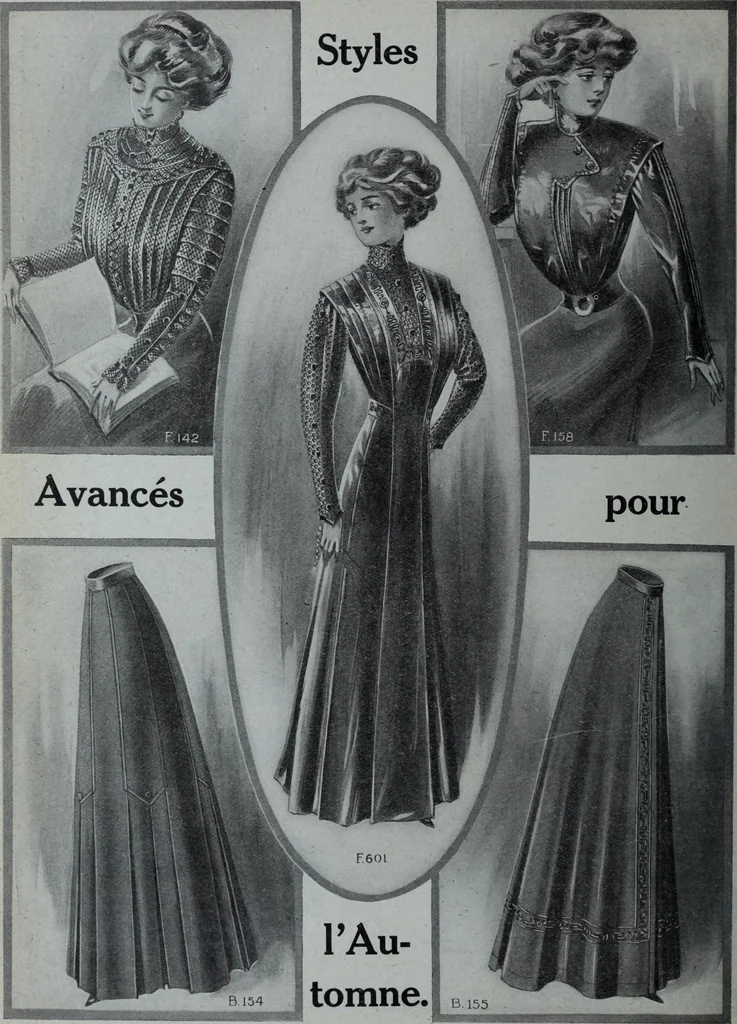 An illustration from Tissus et nouveauts 1909, 1909, leaf 379
