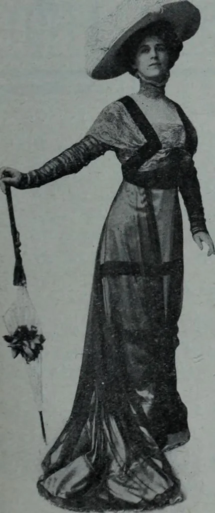 An illustration from Tissus et nouveauts 1909, 1909, leaf 414