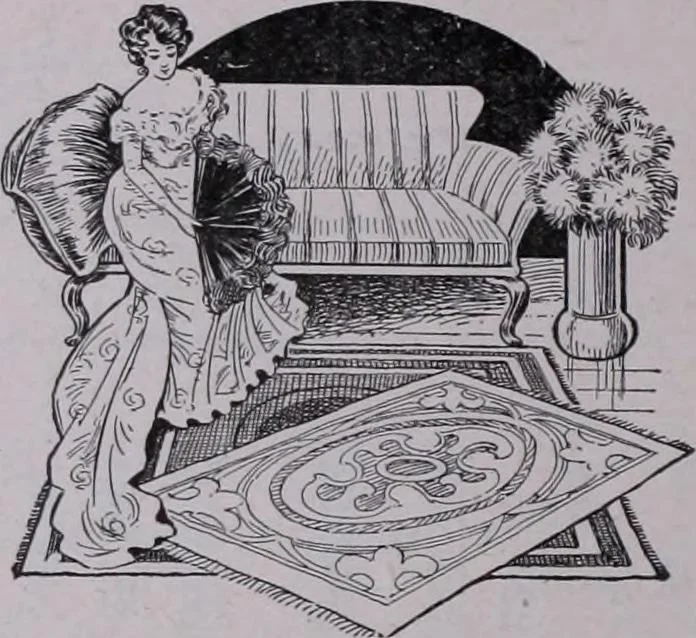 An illustration from Tissus et nouveauts 1909, 1909, leaf 419