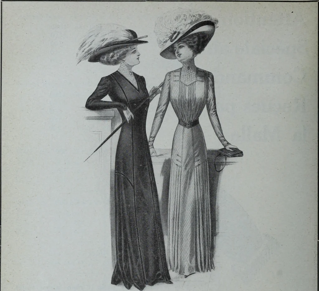 An illustration from Tissus et nouveauts 1909, 1909, leaf 421