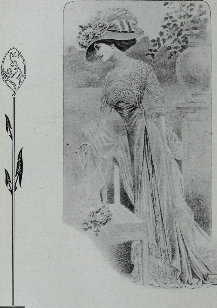 An illustration from Tissus et nouveauts 1909, 1909, leaf 439