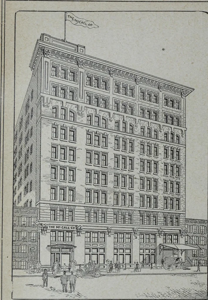 An illustration from Tissus et nouveauts 1909, 1909, leaf 465
