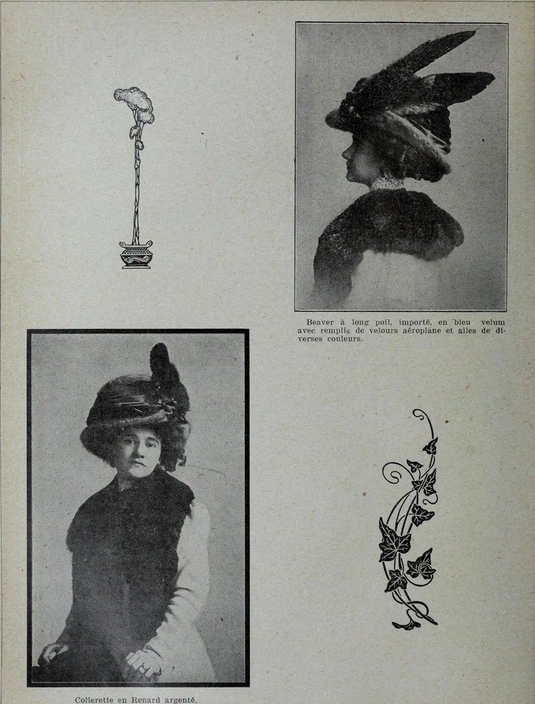 An illustration from Tissus et nouveauts 1909, 1909, leaf 471