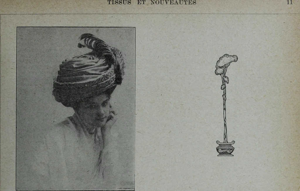 An illustration from Tissus et nouveauts 1909, 1909, leaf 472