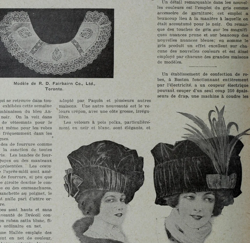 An illustration from Tissus et nouveauts 1909, 1909, leaf 477