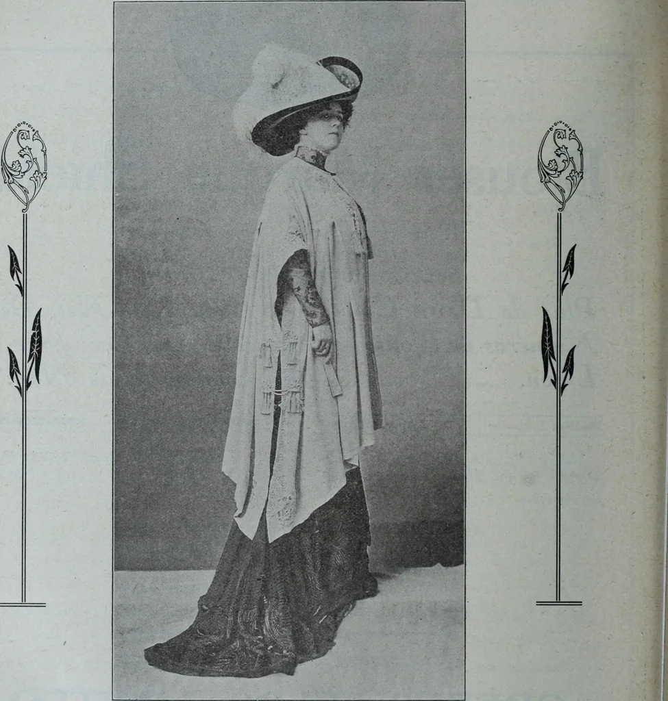 An illustration from Tissus et nouveauts 1909, 1909, leaf 485