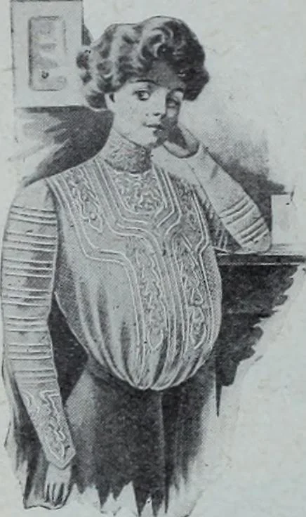 An illustration from Tissus et nouveauts 1909, 1909, leaf 499