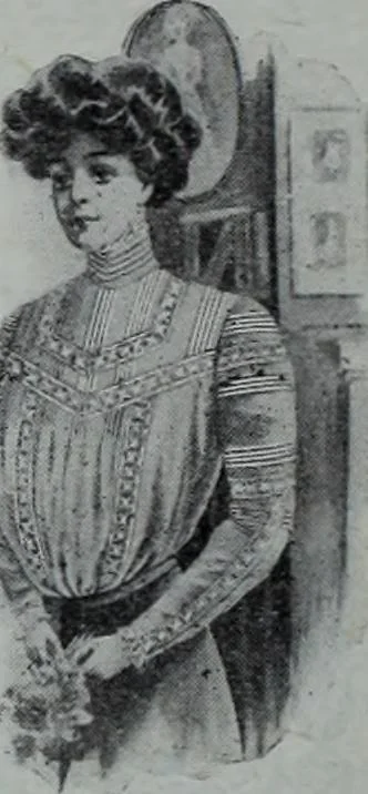 An illustration from Tissus et nouveauts 1909, 1909, leaf 499