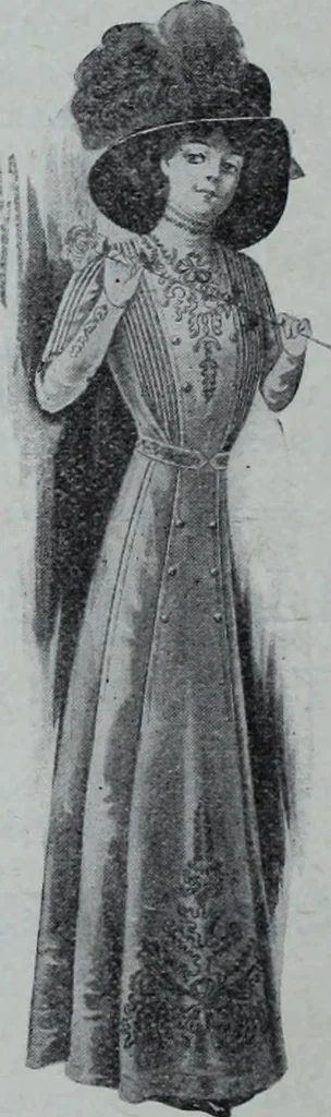 An illustration from Tissus et nouveauts 1909, 1909, leaf 499