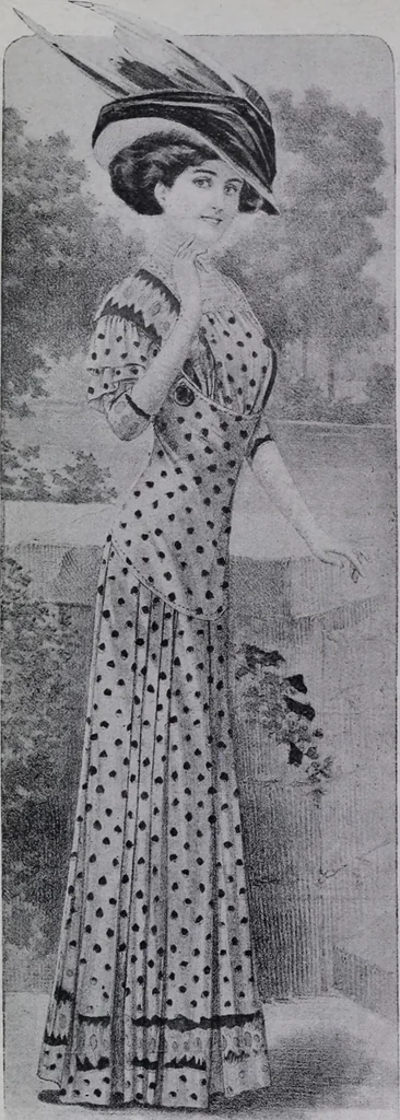 An illustration from Tissus et nouveauts 1909, 1909, leaf 511