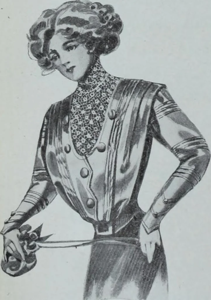 An illustration from Tissus et nouveauts 1909, 1909, leaf 527