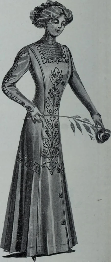 An illustration from Tissus et nouveauts 1909, 1909, leaf 527