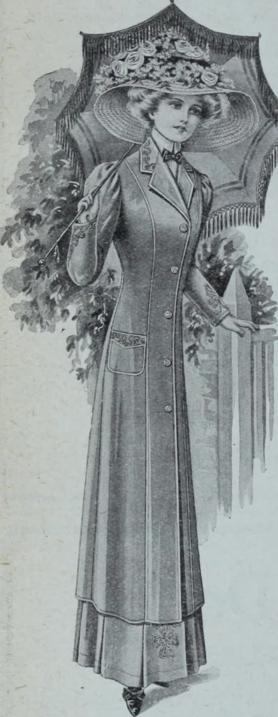 An illustration from Tissus et nouveauts 1909, 1909, leaf 565