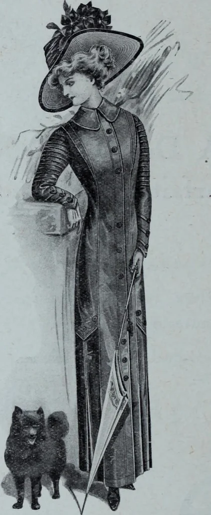 An illustration from Tissus et nouveauts 1909, 1909, leaf 569