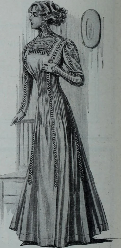 An illustration from Tissus et nouveauts 1909, 1909, leaf 635