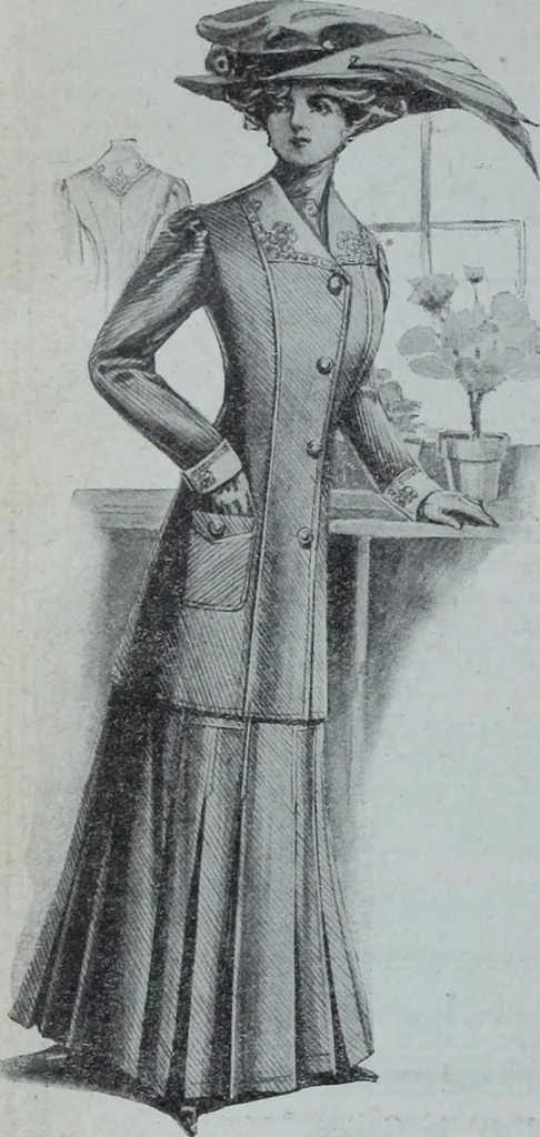 An illustration from Tissus et nouveauts 1909, 1909, leaf 637
