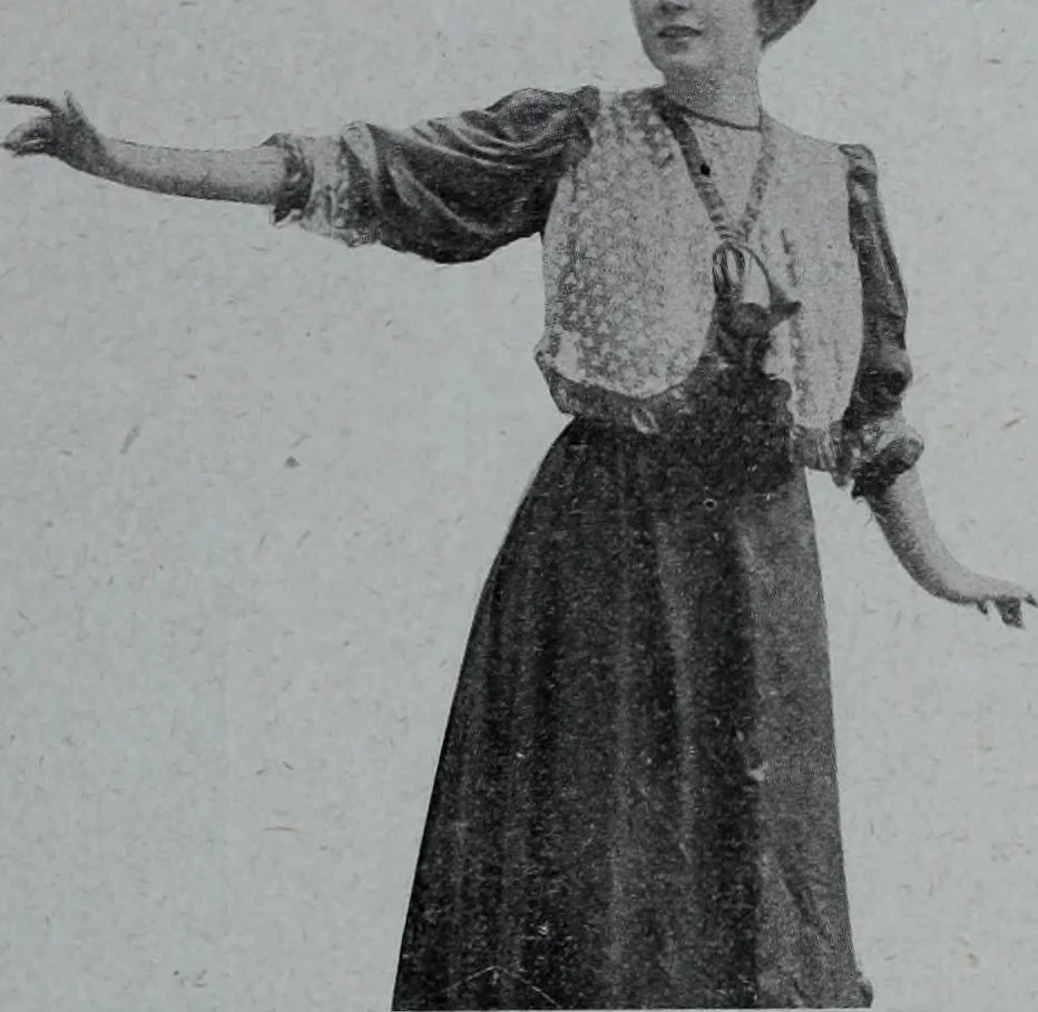 An illustration from Tissus et nouveauts 1909, 1909, leaf 64