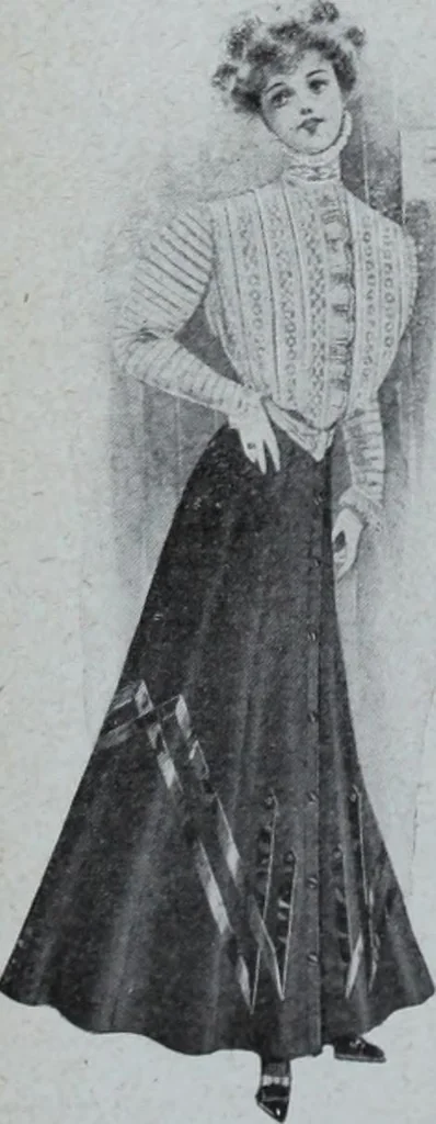 An illustration from Tissus et nouveauts 1909, 1909, leaf 65
