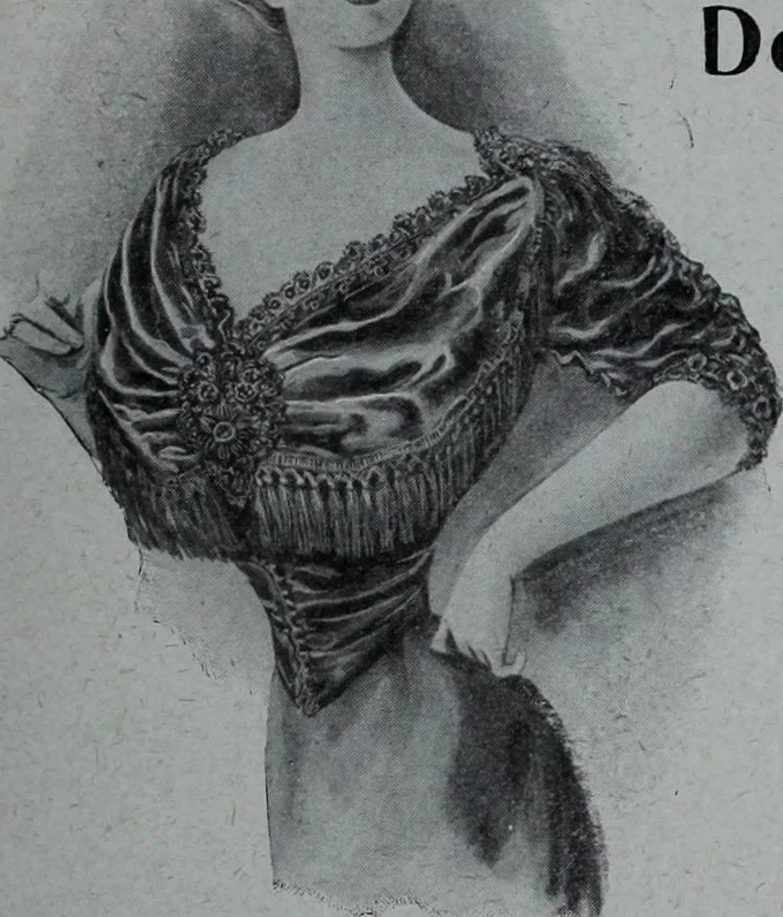 An illustration from Tissus et nouveauts 1909, 1909, leaf 70