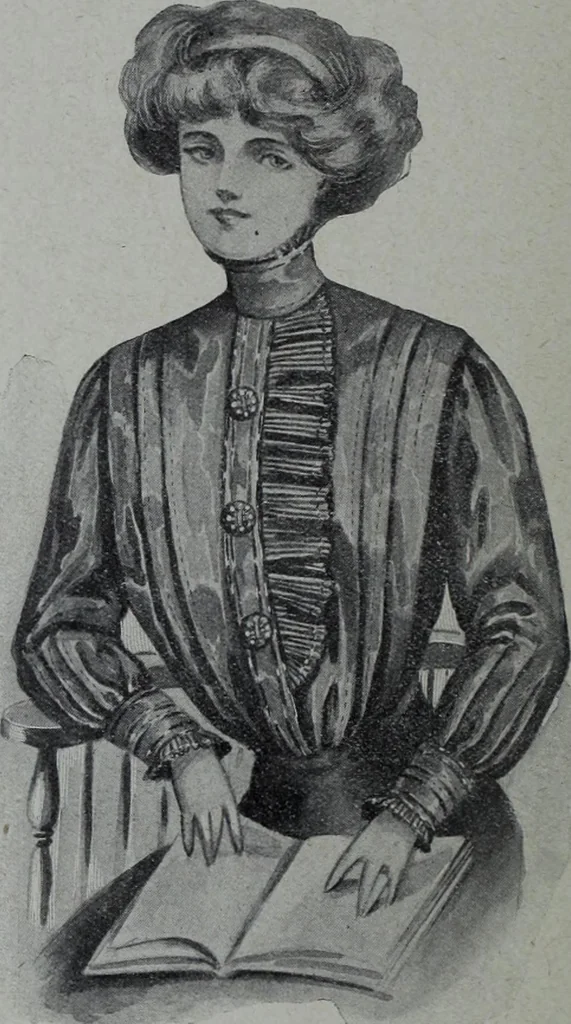 An illustration from Tissus et nouveauts 1910, 1910, leaf 109