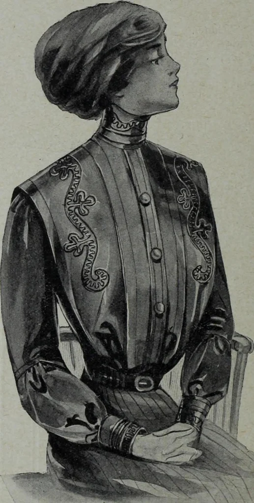 An illustration from Tissus et nouveauts 1910, 1910, leaf 111
