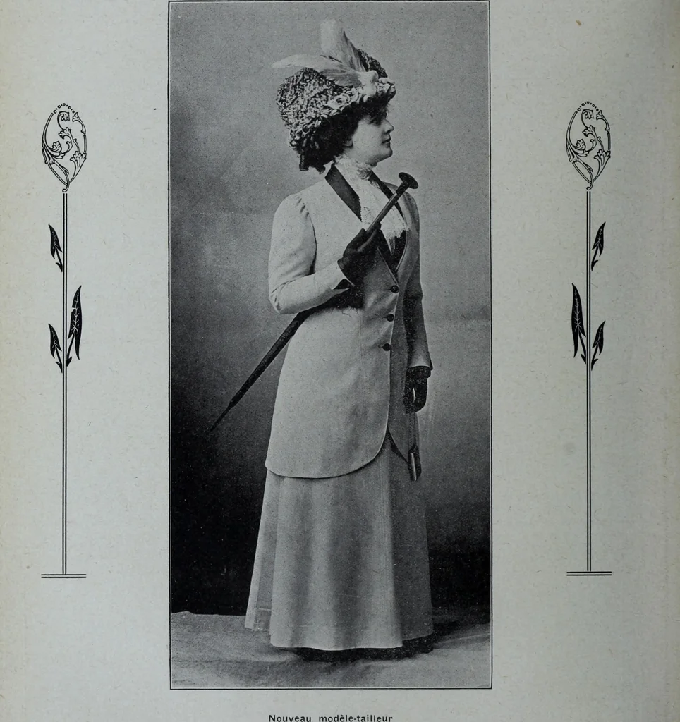 An illustration from Tissus et nouveauts 1910, 1910, leaf 131