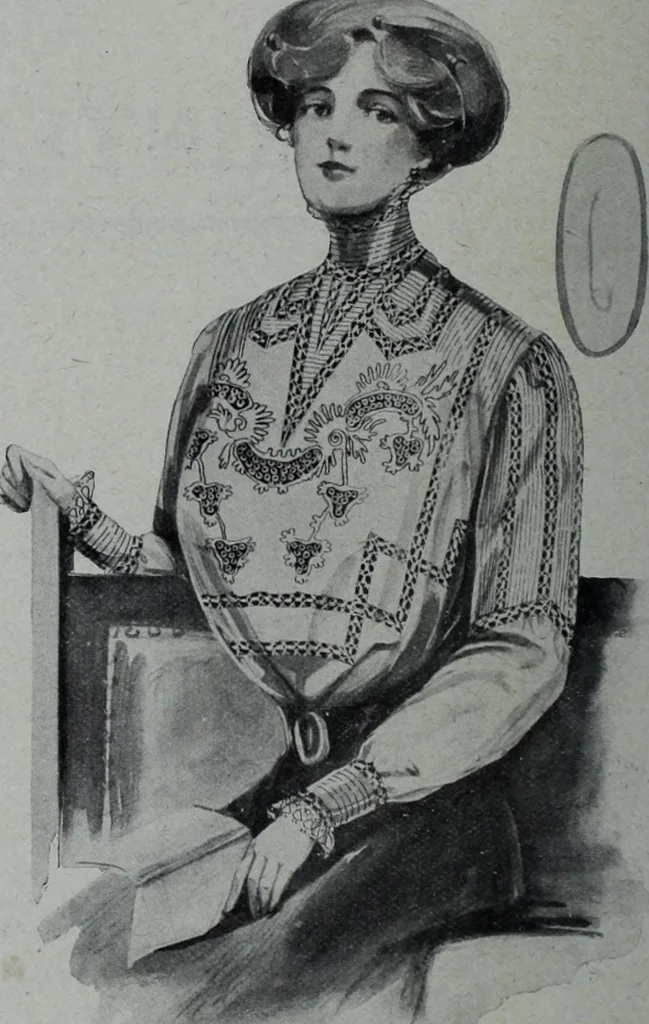 An illustration from Tissus et nouveauts 1910, 1910, leaf 139