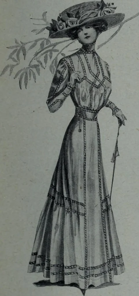 An illustration from Tissus et nouveauts 1910, 1910, leaf 140